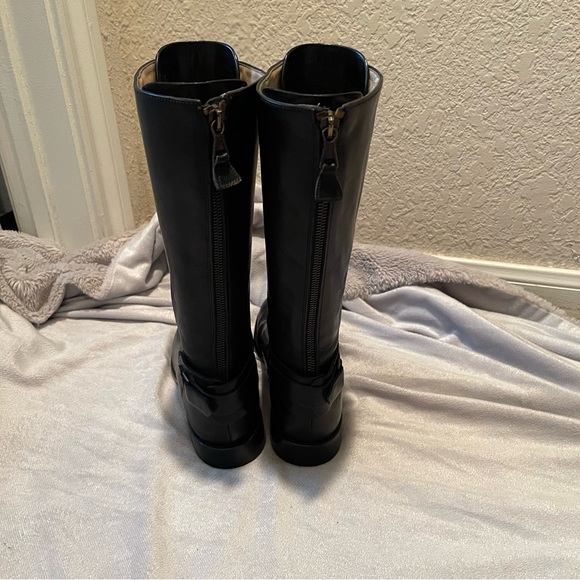 Ralph Lauren Collection made in Italy mid calf leather equestrian like boots, 7B - Picture 10 of 13